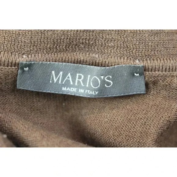 Mens MARIO'S Italian made sweater size L - Picture 7 of 8
